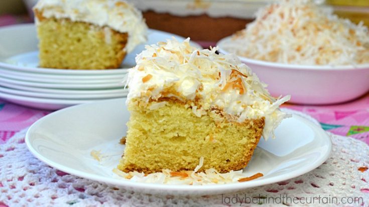Old Fashioned Coconut Sheet Cake