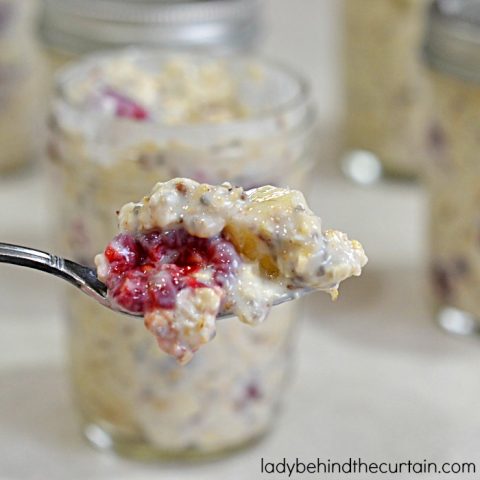 Overnight Pear Berry Oatmeal