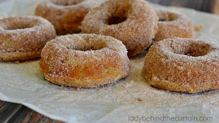 Overnight Baked Apple Spice Donuts