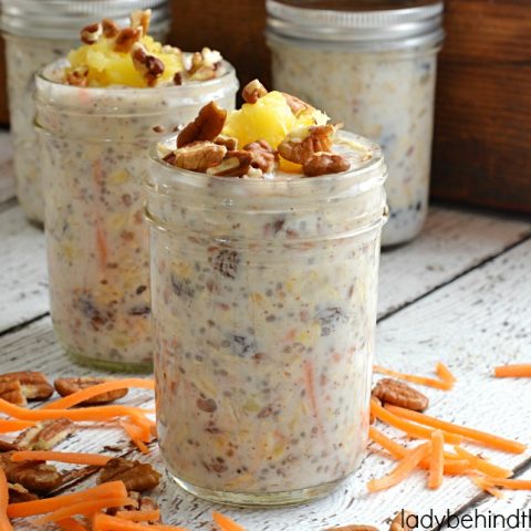 Overnight Carrot Cake Oatmeal