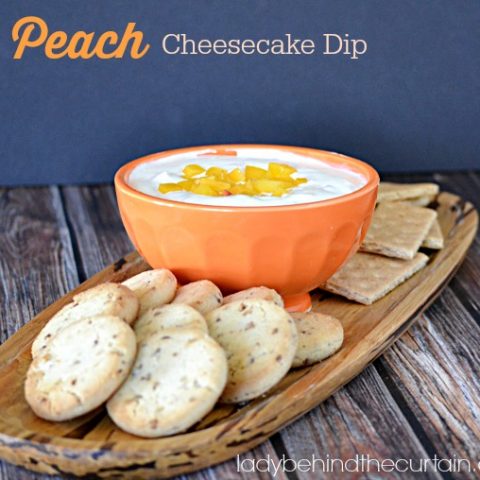 Peach Cheesecake Dip