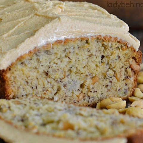 Peanut Butter Banana Quick Bread