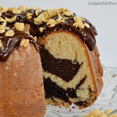 Peanut Butter Swirl Bundt Cake