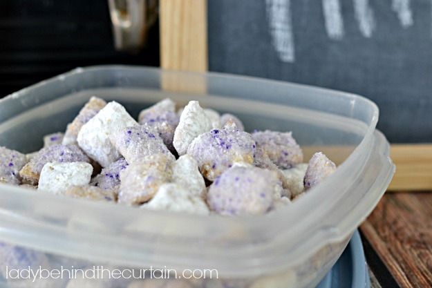 Peanut Butter and Jelly Puppy Chow