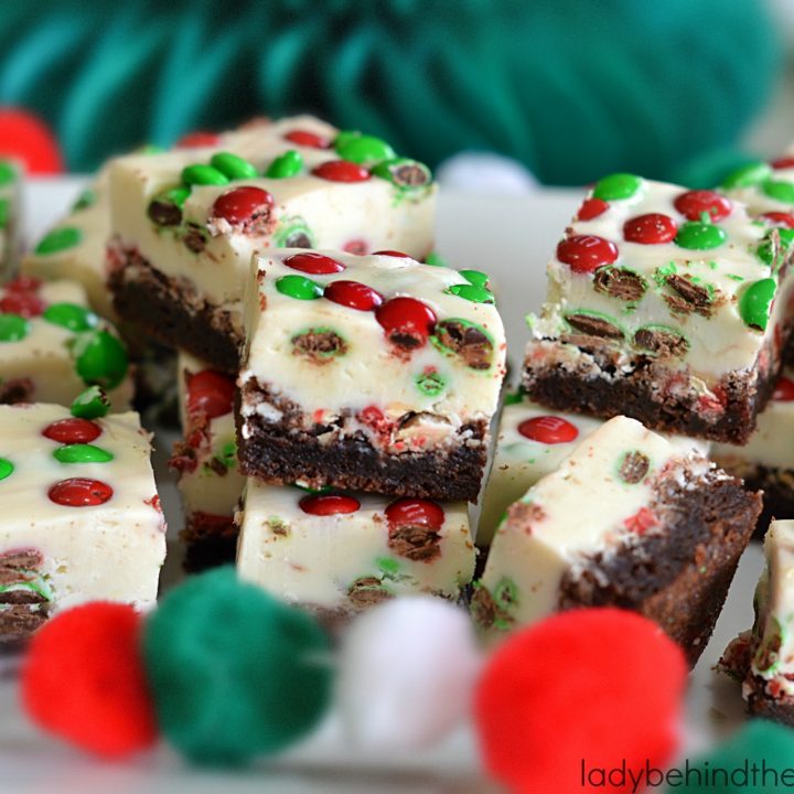 Peppermint Brownie Cookie Fudge