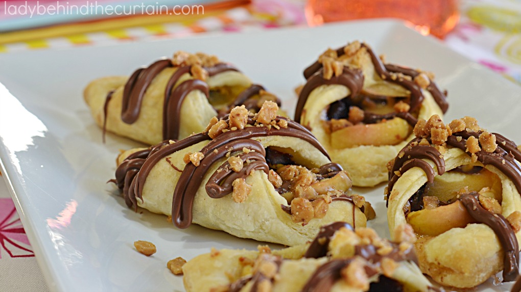 Puff Pastry Apple Hazelnut Wraps