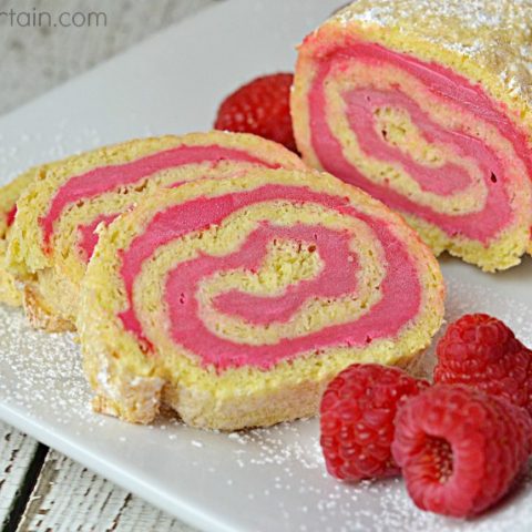 Raspberry Créme Cake Roll
