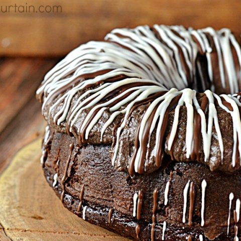 Semi Homemade Triple Chocolate Bundt Cake