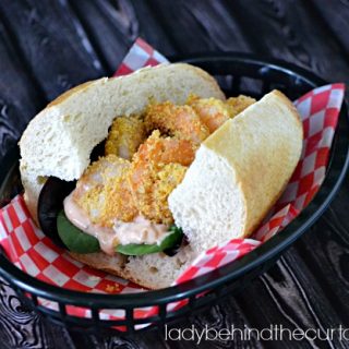 Shrimp Po’ Boys with Light Spicy Sauce