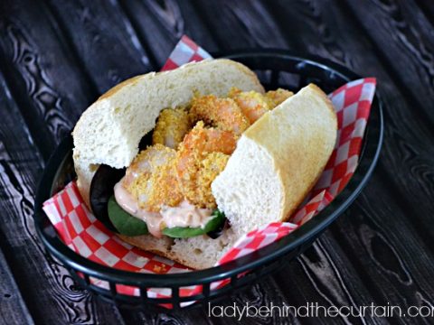 Shrimp Po’ Boys with Light Spicy Sauce