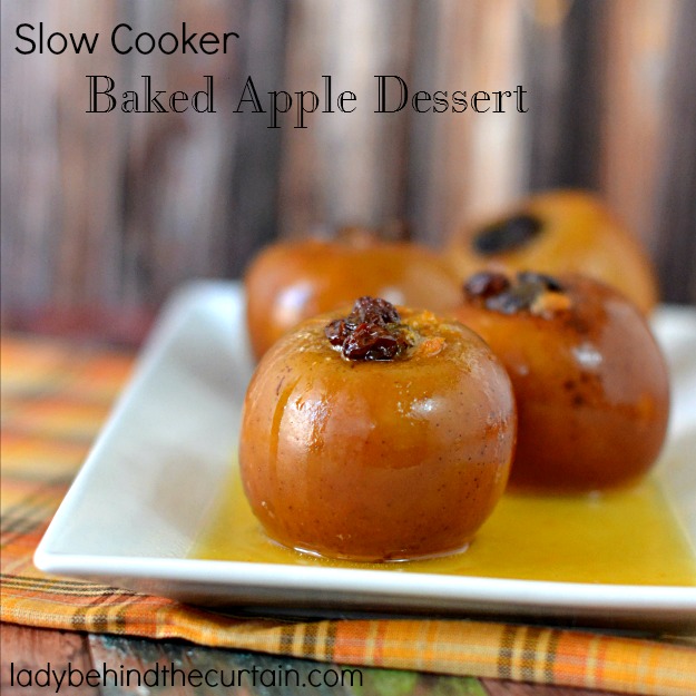 Slow Cooker Baked Apple Dessert