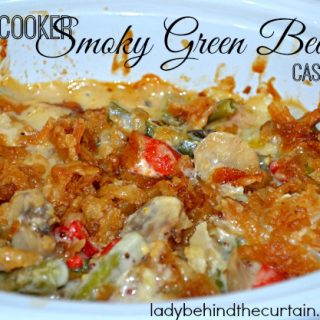 Slow Cooker Smoky Green Bean Casserole