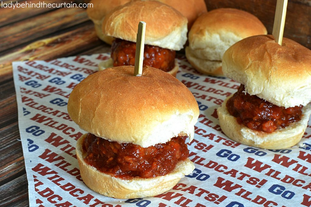 Slow Cooker Spicy Meatball Sliders
