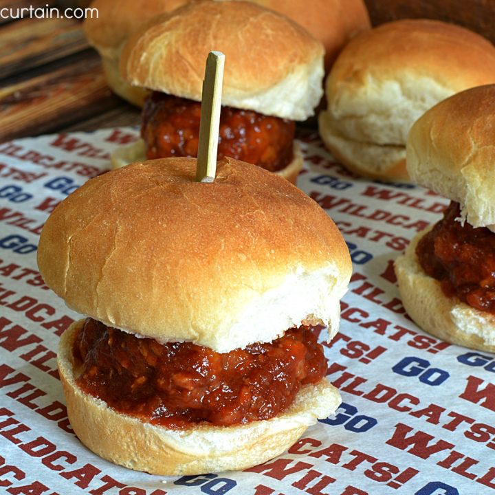 Slow Cooker Spicy Meatball Sliders