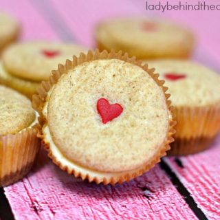 Snickerdoodle Cookie Dough Mini Cheesecakes