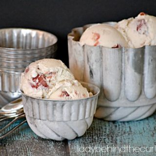 Sour Cherry Vanilla Ice Cream