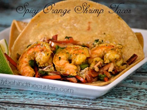 Spicy Orange Shrimp Tacos