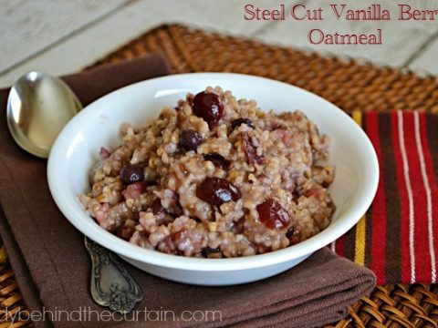 Steel Cut Vanilla Berry Oatmeal