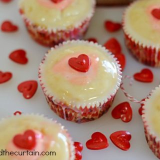 Strawberry Pudding Filled Cupcakes