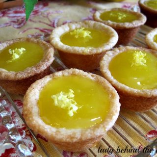 Sugar Cookie Lemon Tarts