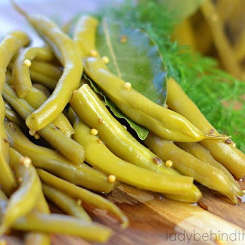 Sweet Pickled Green Beans