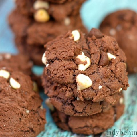 Triple Chocolate Brownie Cookies