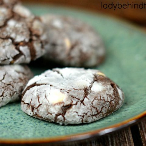 Triple Chocolate Brownie Mix Crackle Cookies