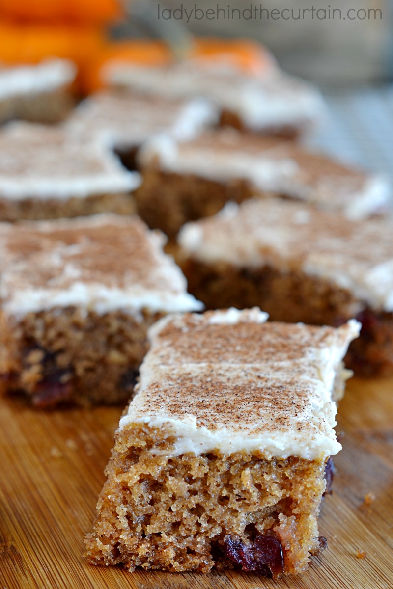 Applesauce Cranberry Bars