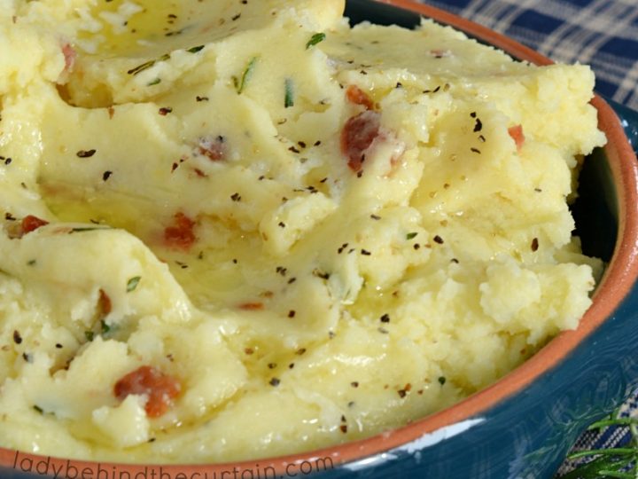 Bacon Rosemary Mashed Potatoes