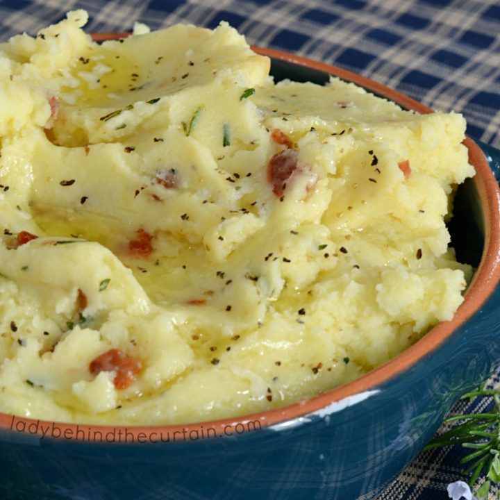 Bacon Rosemary Mashed Potatoes