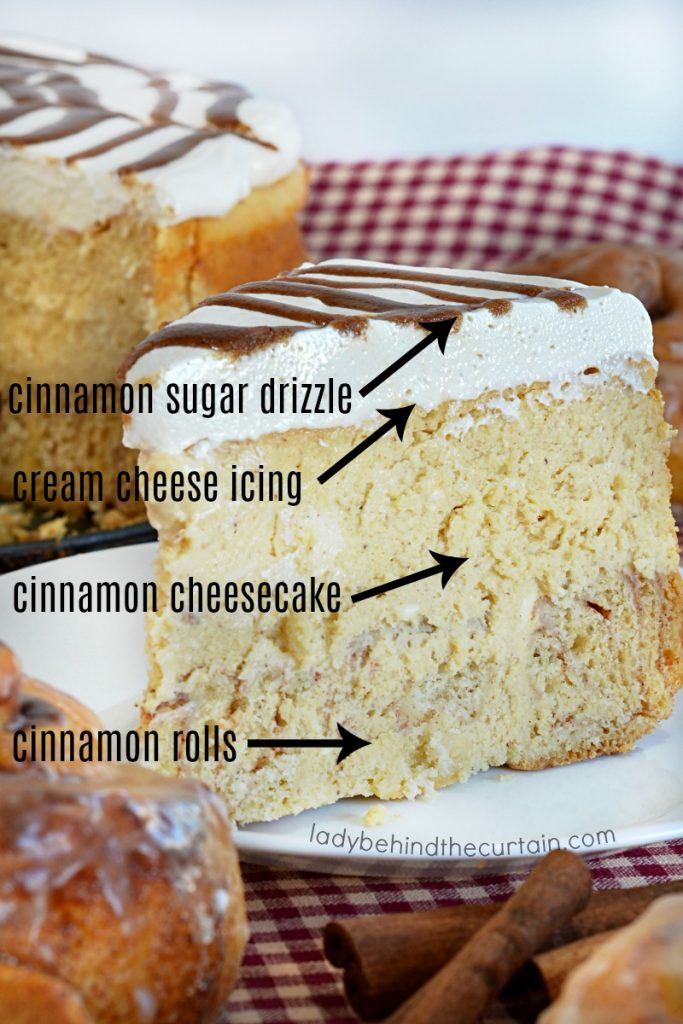 Cinnamon Roll Cheesecake