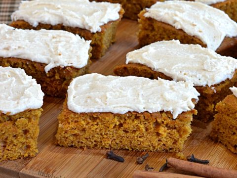 Easy to Make Classic Pumpkin Bars