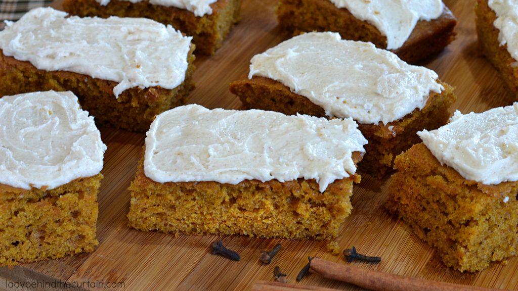 Easy to Make Classic Pumpkin Bars