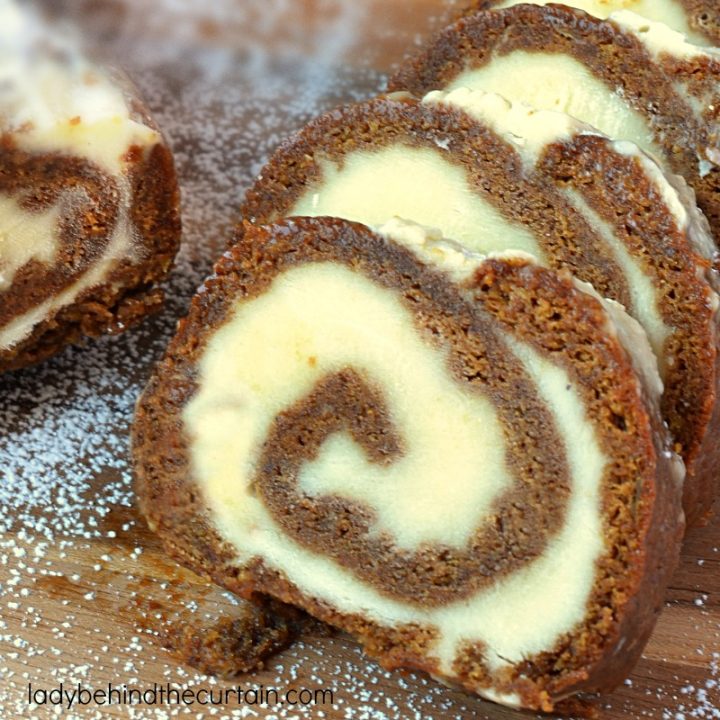 Gingerbread Cake Roll