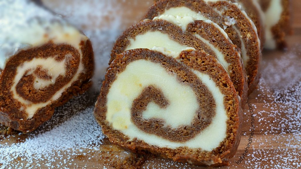 Gingerbread Cake Roll