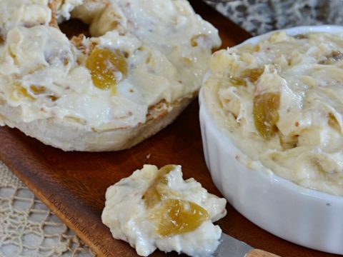 Holiday Fig Cream Cheese Spread