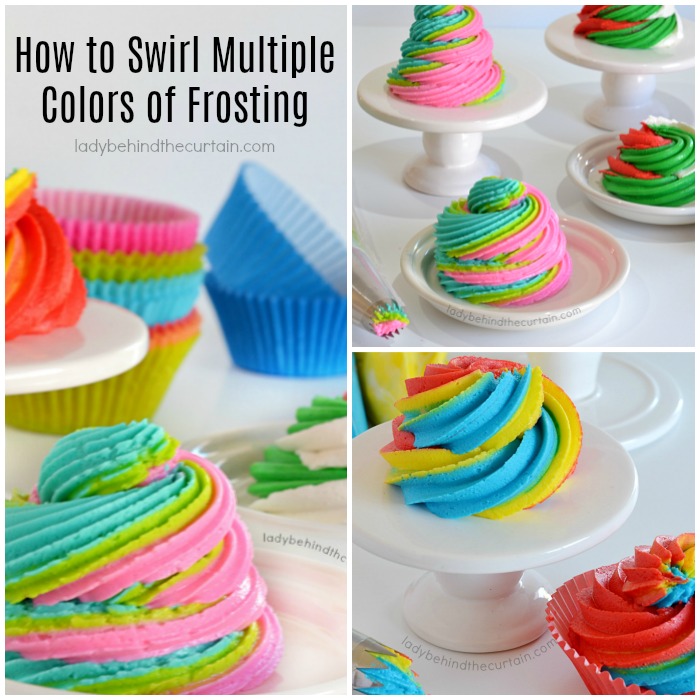 How to Swirl Multiple Colors of Frosting