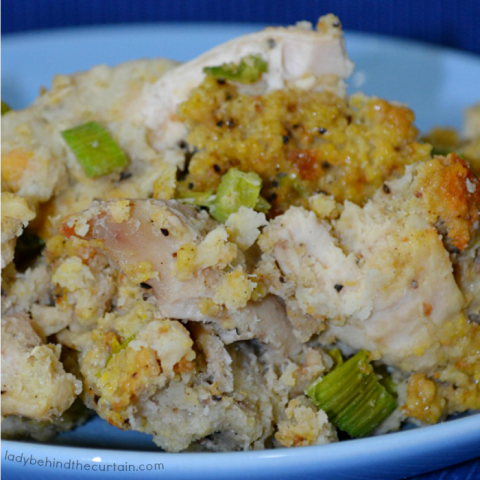 Old Fashioned Chicken and Cornbread Dressing