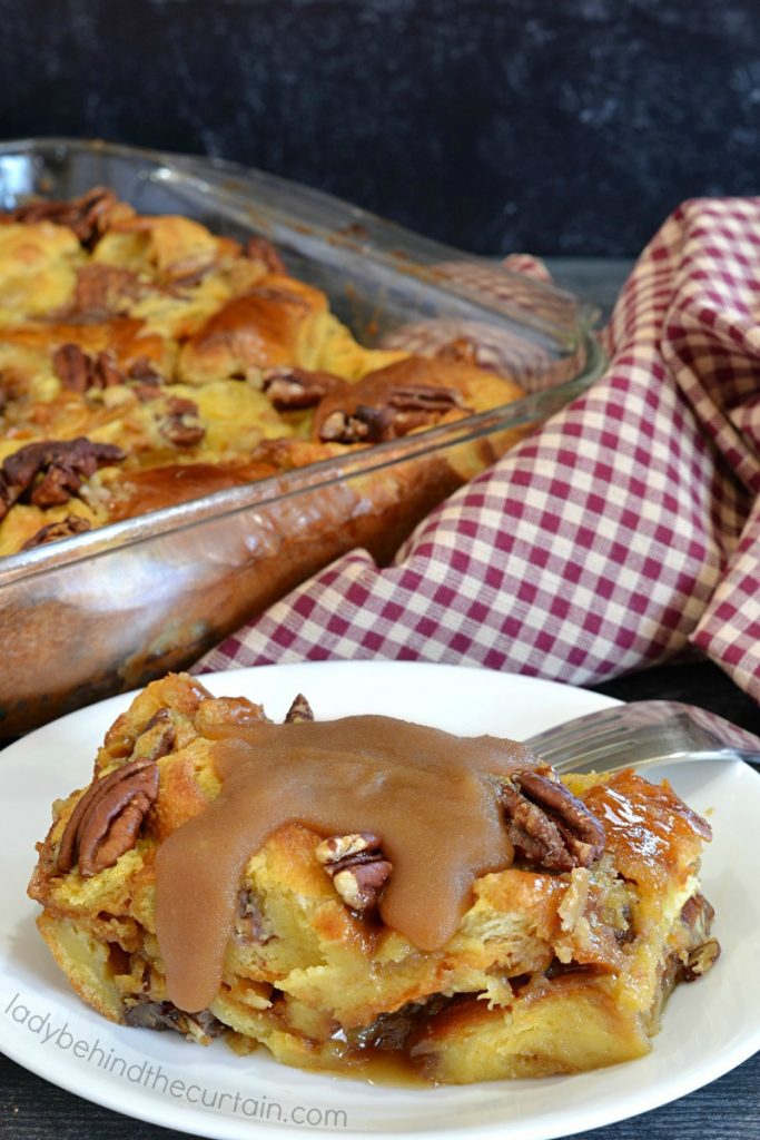 Pecan Praline Bread Pudding