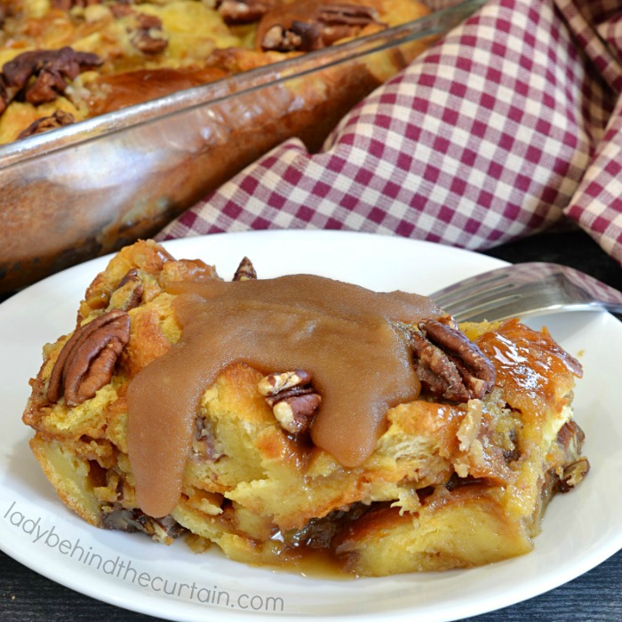 Pecan Praline Bread Pudding