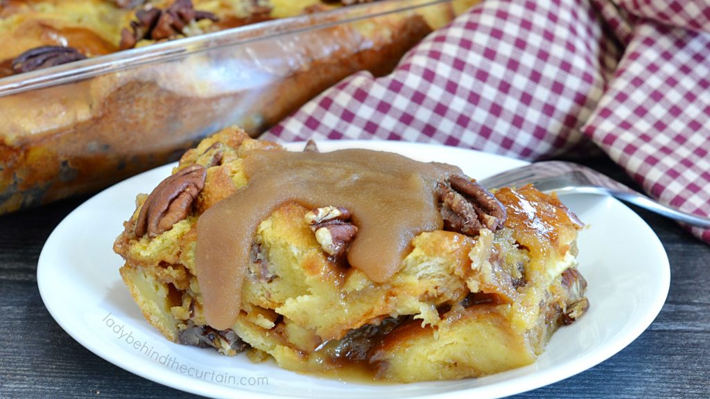 Pecan Praline Bread Pudding