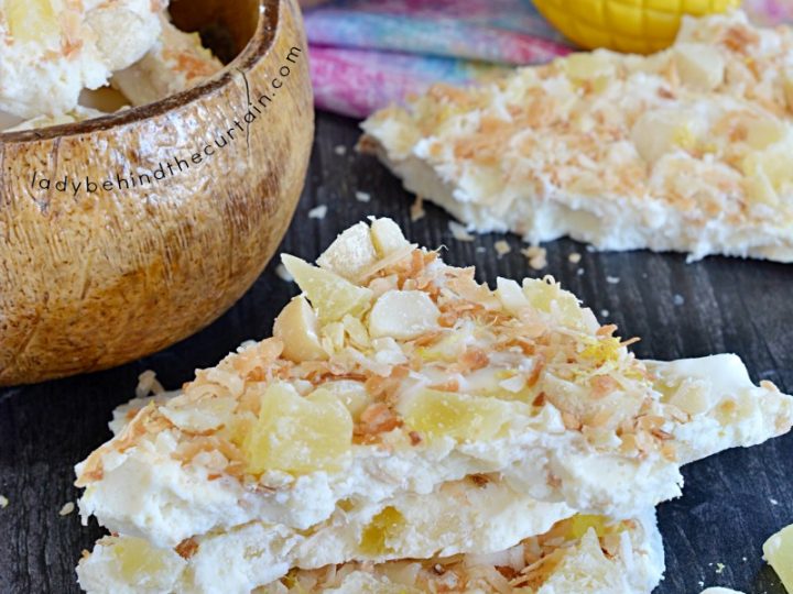 Tropical White Chocolate Bark
