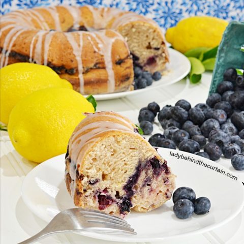 Blueberry Lemon Breakfast Cake