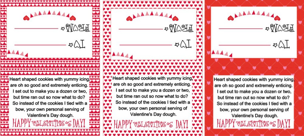 Valentine's Day Dough Money Gift for Kids