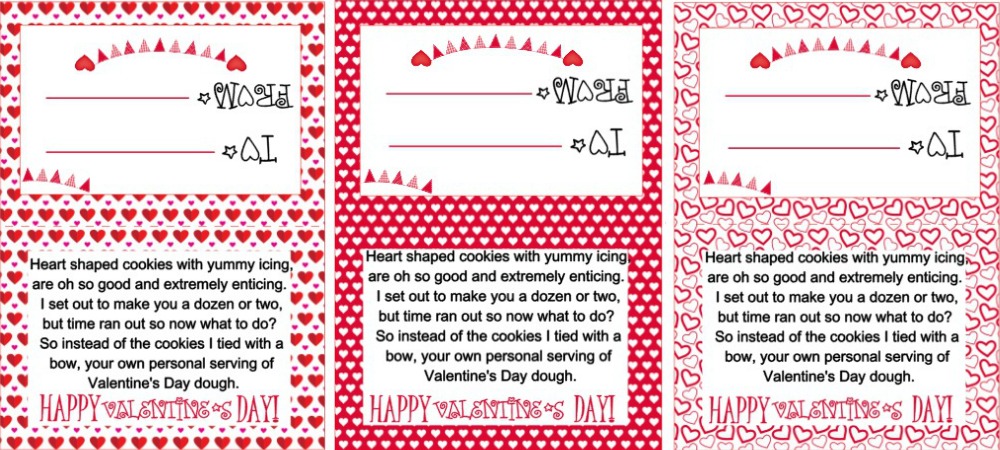 Valentine's Day Dough Money Gift for Kids