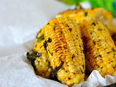 Chile Lime Baked Corn