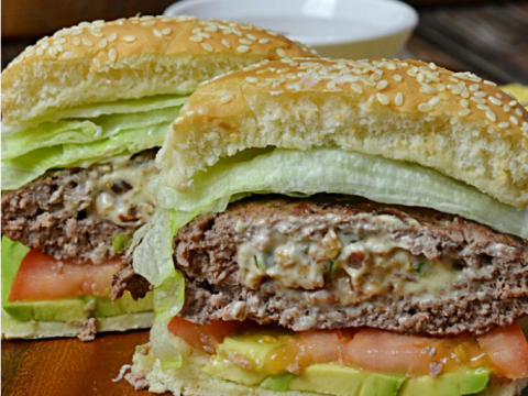 Jalapeno Popper Burgers