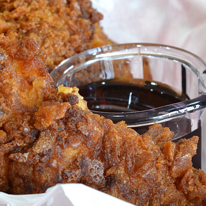 Waffle Cone Fried Chicken Tenders