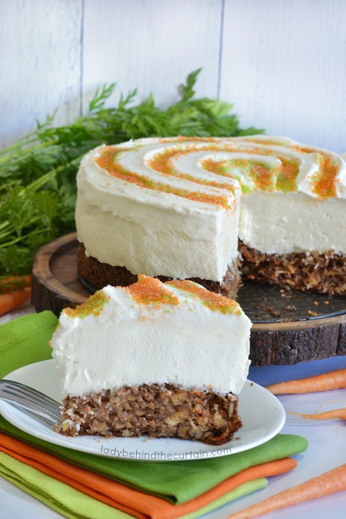 Carrot Cake No Bake Cheesecake