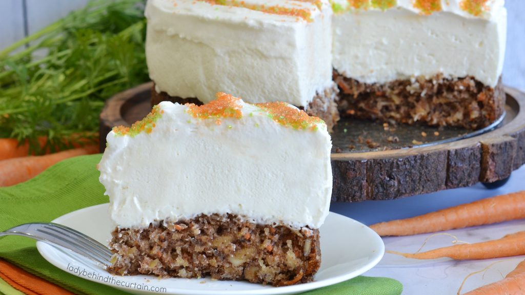 Carrot Cake No Bake Cheesecake